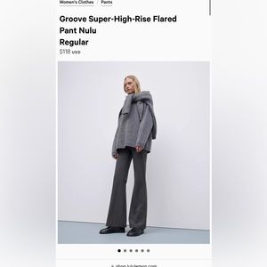 Groove super high rises flare pants Nulu regular